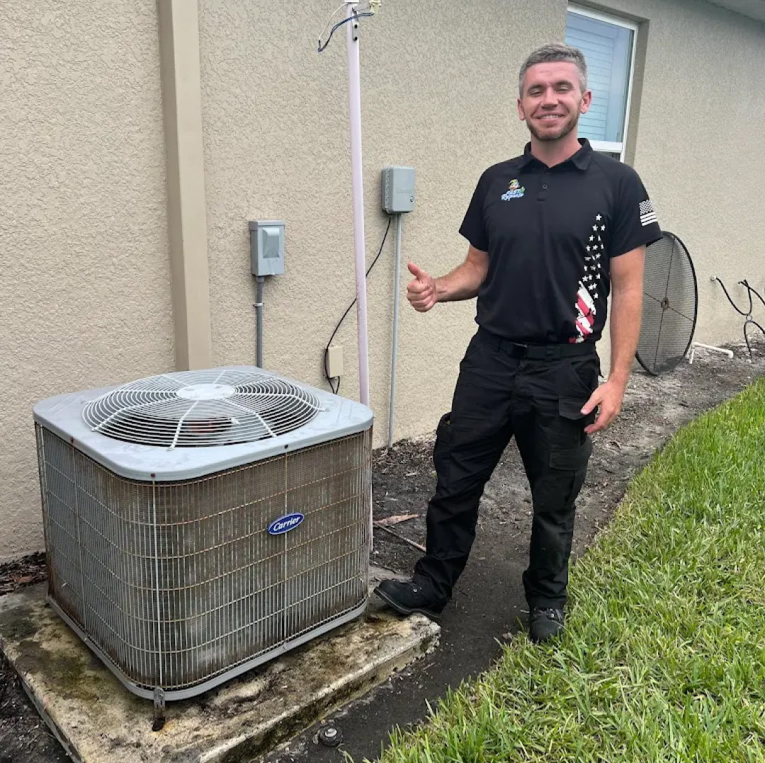 Fast Response HVAC Technician After Completing AC Repair